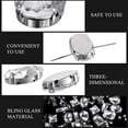 thumbnail image 6 of 240 Pieces Large Sew on Rhinestones Clear Sew on Glass Crystal Gems Diamond Stone Metal Back Prong Setting Crafts Mix Shapes Claw Rhinestones for Jewelry, Clothes, Shoes, Costume (Clear AB Color), 6 of 10