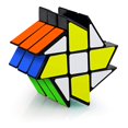 thumbnail image 1 of Cubo mágico Fenghuolun 3x3, cubo de rompecabezas de velocidad, pegatina suave, cubo de rompecabezas 3D, rompecabezas, juguete educativo para niños y niños WD.WDQZL Hogar, 1 of 5