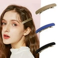 thumbnail image 3 of Women French Hair Barrettes Elegant Thin Fine Flat Long Short Hair Styling Hair Barrette Clips Vintage Hair Pins Hair Accessories, 3 of 10