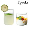 thumbnail image 1 of 2PCS Glass Cup Creative Multipurpose Universal Drinking Glass Juice Glass, 1 of 10