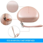 Headphone Case Compatible with Mpow 059/ H1/ H2/ H5/ for Thor/ for Beats Solo3/ Solo2/ for Picun P26/ for iJoy Matte Finish/ for Elecder i39/ More Foldable Bluetooth Wireless Headset - Rose Gold