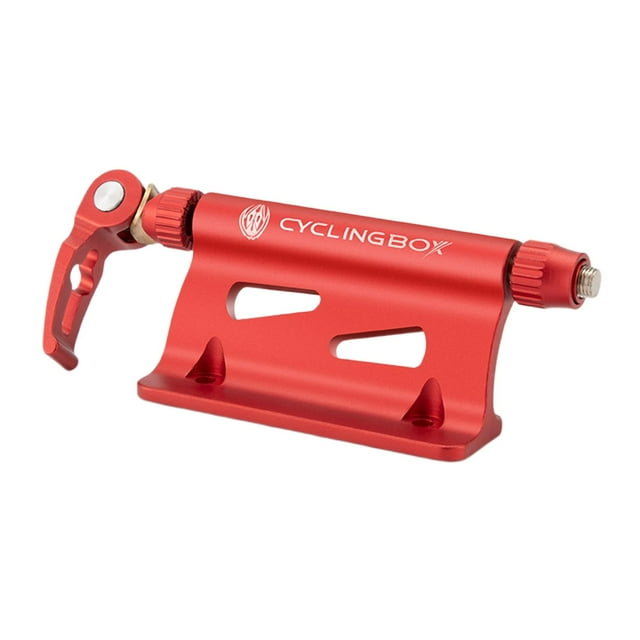 Portabicicletas de aluminio con sistema de liberación rápida para horquilla delantera rojo
