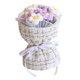 thumbnail image 1 of Ramo de flores de ganchillo hecho a mano, ramo de punto, decoración de mesa completa, regalo del Día de la madre para el día de San Valentín, regalo violeta, 1 of 8