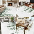 thumbnail image 6 of 8x10 Area Rugs, Green Eucalyptus Non-Skid Rubber Backing Large Rectangle Rugs - Living Room Bedroom Home Office, Weeping Botanical Leaf Watercolor Indoor Floor Mat Carpets Washable Rug, 6 of 9