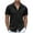 Black, variant on Dovford Men's Short Sleeve Dress Shirts 4 Way Stretch Casual Button Down Shirts Solid Formal Shirt Summer Tops