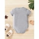thumbnail image 5 of Baby Boys Casual "MAMA'S BOY" Romper, Short Sleeve Crew Neck Bodysuit For Summer, 5 of 5
