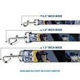 thumbnail image 3 of Crunchyroll Pet Leash, Dog Leash, Cowboy Bebop Spike Vicious and Faye Pose and Logo Blue Yellow, 6 Feet Long 1.0 Inch Wide, 3 of 6