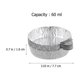 thumbnail image 2 of SOPOTUTU 50Ud De Aluminio Desechables Para Pesar Y Almacenar Muestras Químicas, 2 of 6