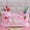 Pink cat double cover, variant on Cute Cat KT  Themed Toothbrush Holder, Pink Multi-Function Bathroom Organizer, Plastic Storage Caddy with 3 Compartments