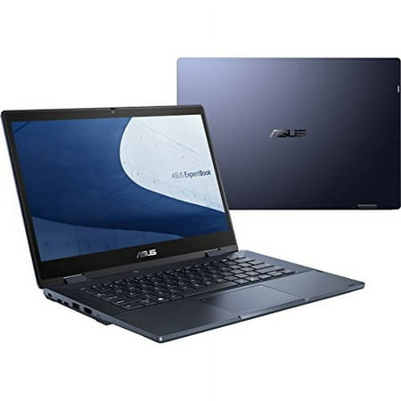 ASUS ExpertBook B3 Thin & Light Flip Business Laptop, 14" FHD, Core i7-1165G7, 512GB SSD, 16GB RAM, All Day Battery, Enterprise-Grade Video Conference, NumberPad, Win 10 Pro, B3402FEA-XH74T, Black