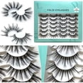 thumbnail image 3 of Pestañas Postizas 3D, Pestañas Postizas Esponjosas, Volumen Esponjoso Reutilizable, Pestañas Para Extensión De Pestañas De Maquillaje 12 Pares Vogacara CE007641-04, 3 of 6