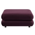 thumbnail image 5 of Modular Ottoman Chair, Tufted, Red, Velvet, Living Room Lounge Cafe Lobby Hospitality Restaurant, Modern Contemporary, HB37191, 5 of 9