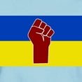 thumbnail image 3 of CafePress - Ukrainian Flag With Fist T Shirt - Women's Classic T-Shirt, 3 of 4