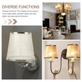 thumbnail image 3 of OULII 1Set Small Table Lamp Shade Barrel Shape for Home Decoration 5.9x5.9x5.5in Cloth Metal Retro Style, 3 of 5
