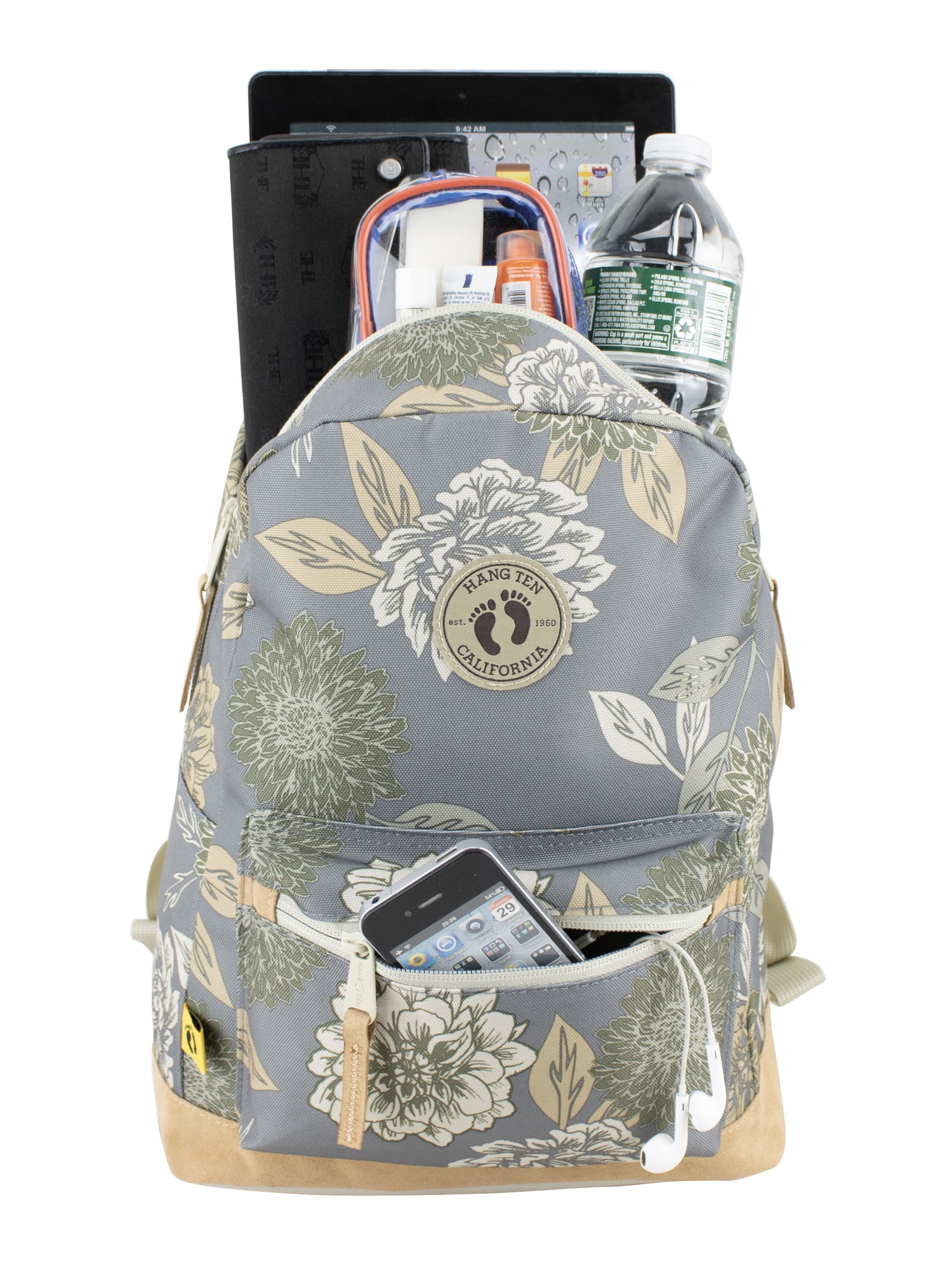 Hang Ten Wild Spirit Mini Backpack, Swell Floral