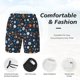thumbnail image 3 of Balery Ball Sports Bañador para hombre, shorts de playa de secado rápido con entrepierna y forro de compresión-3X-Large, 3 of 6