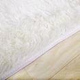 thumbnail image 4 of Plush Carpets Living Room Decoration, Home Soft Shaggy Lounge Rugs, Fluffy Children's Play Mat Bedside Floor Mats, 31.5" x 47.2", White, 4 of 6