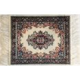 thumbnail image 4 of Juego De 4 Posavasos De Alfombra Estilo Alfombra Turca, Tapetes Para Bebidas, Accesorios Absorbentes Para Cocina Y Comedor, Protección Contra Derrames Y Goteo, Rectangulares, 4 of 5