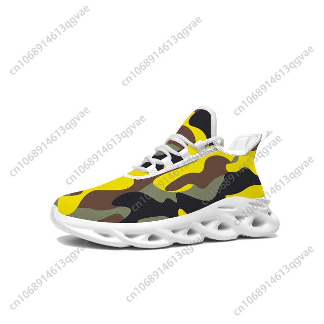 Zapatillas deportivas Force Flats para hombre y mujer, estilo militar, deportivas para correr, de alta calidad, con cordones, de malla, hechas a medida.