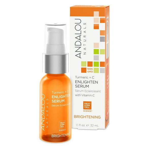 Serum Andalou Naturals Turmeric Vitamina C Iluminador Anti-Edad