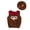 O-Coffee4183, variant on CUZIBR Toddler Boys Girls Thanksgiving Day Sleeveless Cartoon Vest Tops Hat Outfits Soft Dailywear For Child