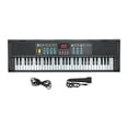 thumbnail image 1 of LOVEVER Electric Piano Instrument Keyboard Piano Instrument 61 Keys Electric Digital Multifunctional with Microphone MQ6186, 1 of 6
