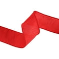 thumbnail image 4 of LaRibbons 2 1/2" Wired Dupioni Ribbon | 10 Yards | Red, 4 of 7