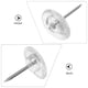 thumbnail image 3 of FELTECHELECTR Chinchetas transparentes para oficina, 100 unidades, para tableros de corcho, mapas, 3 of 7