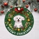 thumbnail image 1 of Navidad divertida decoración Navidad perro patrón colgante árbol de Navidad adornos Wmkox8yii fhajkh5090, 1 of 2