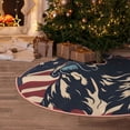 thumbnail image 5 of Fotbe Patriotic Bulldog Art Pattern Christmas Tree Skirt, Tree Skirts Plush Christmas Decorations, Christmas Tree Skirts Xmas Decorations Holiday Party Decor-30", 5 of 6