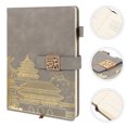 thumbnail image 3 of Thickened Planner Notepad Portable Daily Notepad Decorative Agenda Notepad with Buckle, 3 of 9