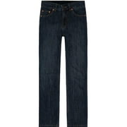 Levi's Boy's 550 Relaxed Fit Jeans, Dark Crosshatch, Size 8 Husky