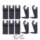 thumbnail image 1 of 12 Pcs Set Oscillating Saw Blade High Carbon Steel Bimetal Universal Multitool Blade for Wood Plastic, 1 of 5