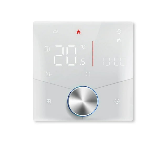 WiFi Smart Heating Knob Thermostat LCD Display Touch Screen Temperature Controller ,High Compatibility