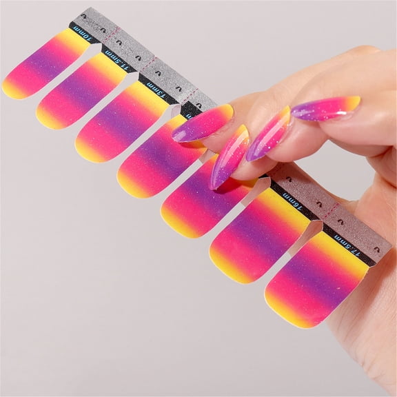 Full Cover Nail Polish Strips DIY Beauty Decals Long Lasting Stickers