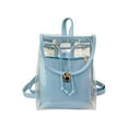 thumbnail image 2 of Aueoeo Clear Small Backpack For Men Women Shopping Bag Tote Shoulder Bag Fashion Handbag, 2 of 9