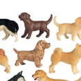 thumbnail image 4 of 8 piezas plástico simulado perro modelo decoración juguete Hugo Perros de simulación figura juguetes, 4 of 7