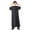 Black, variant on Boys Long Sleeve Shirts Boys Arabic Thobe Long Sleeve Kaftan Crew Robe National Embroidered Arab Robe White 11 Years-12 Years