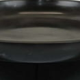 thumbnail image 3 of Benjara 16 Inch Decorative Bowl, Modern Crossed Base, Matte Black Marble Finish, 3 of 5