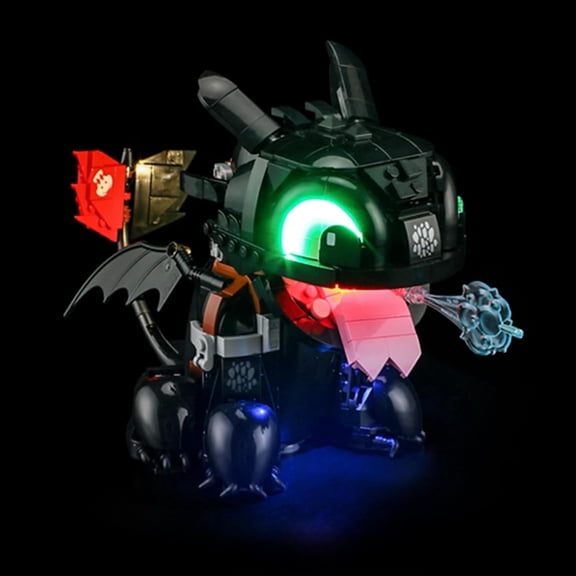 LED Light Kit for Lego 10375 : Toothless,Compatible with Lego 10375 Building Blocks Model(Not Include Blocks Set)