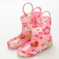 thumbnail image 2 of Toddler Rain Boots for Girls Boys Waterproof Rain Boots with Handles Girls and Boys Rain Boots with Handles rainboots for toddlers girls botas de lluvia para niñas, 2 of 9