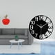 thumbnail image 2 of Estatua,Escultura de fruta artificial,estatua y artesanía,Reloj de pared grande,Reloj de pared acrílico silencioso moderno,Reloj de pared grande para oficina,silencioso,fácil de leer y, 2 of 8