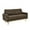 Brown-Chenille, variant on Aukfa 60" Small Sofa Couch with Storage Seat for Living Room, Bedroom, Linen, Gray