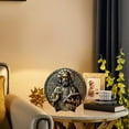 thumbnail image 6 of Zhourta Aluminum Jesus Wall Plaque 7.87Inch Diameter Craft Ornament for Holiday Home Decor and Spiritual Gift Giving, 6 of 6
