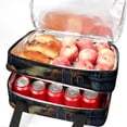 thumbnail image 5 of Cemetery Double Layered Insulated Lunch Bag with Large Capacity and Dual Compartments, Refrigerated Meal Bag for Hand Carry 7.1x11.4x16.1 Inches, 5 of 6