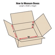 Box Partners Flat Corrugated Boxes 22 x 22 x 4 Kraft 10/Bundle 22224