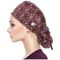 thumbnail image 2 of Awdenio Beanies Hats Scrub Cap With Buttons Bouffant Hat With Sweatband for Womens and Mens, 2 of 7