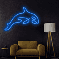 thumbnail image 4 of C-craft Abstract Line Orca Neon Sign Wall Art Minimalist Decor Bedroom Wall Decor House Decor Gift, 4 of 5