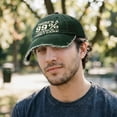 thumbnail image 6 of There's A 99% Chance I Don't Care Embroidered Dad Hat, Distressed Adjustable Baseball Cap for Men and Women, Sarcastic Statement Cap for Outdoor, Sports, and Casual Sun Protection - Green, 6 of 7
