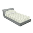 thumbnail image 2 of Ambesonne Tropical Fitted Sheet & Pillow Sham Set, Tree Branches Silhouettes, Twin, Eggshell White, 2 of 2